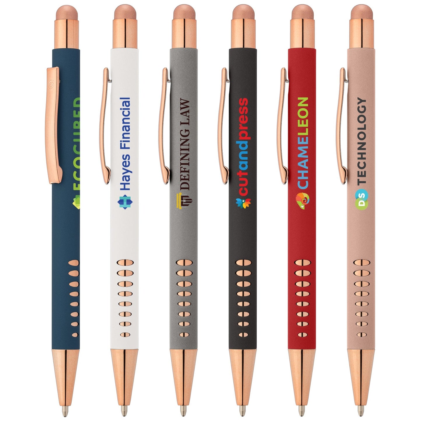 The Brevity Pen - Rose Gold (Full Color Imprint)